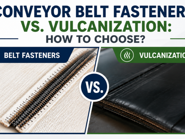 Conveyor Belt Fasteners vs. Vulcanization