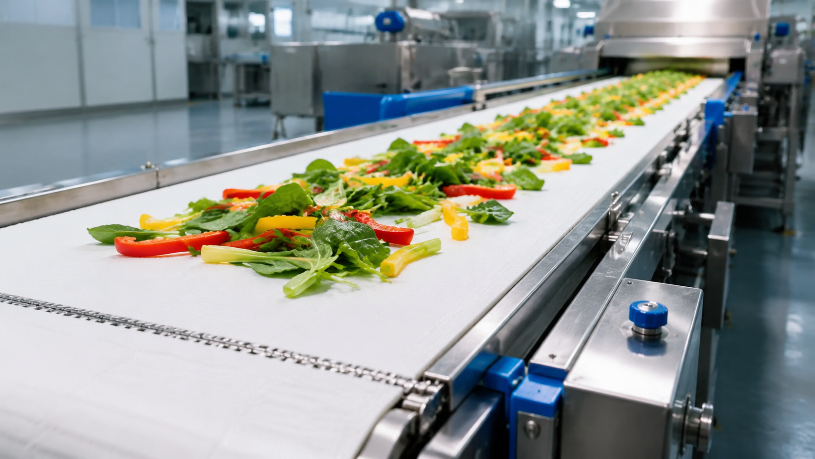Belt fasteners in food processing industry