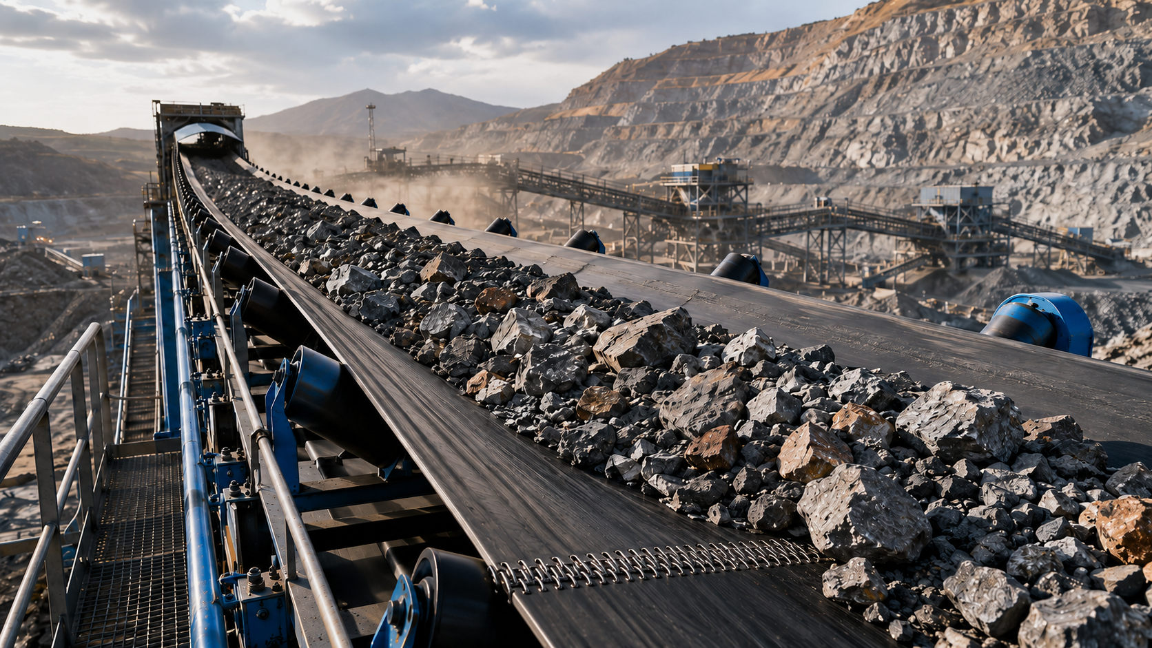 Belt fasteners in mining industry