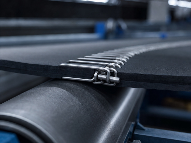 Mechanical belt fastener detail